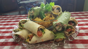 Chipotle Wraps with Black Bean & Corn Salsa